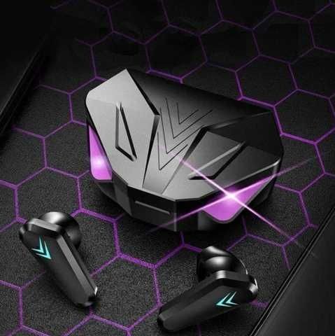 Бездротові ігрові навушники X 15 з RGB LED підсвічуванням та шумоподавленим