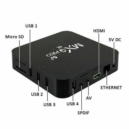 ТВ-приставка Smart TV Box MXQ Pro 4K 5G 4/64gb