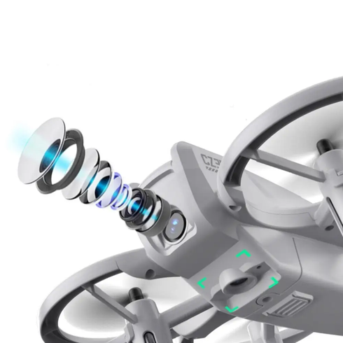 Мини дрон для фотосъемки с пультом 360&deg; / Квадрокоптер с камерой CZ 39 Wi-Fi FPV, LED