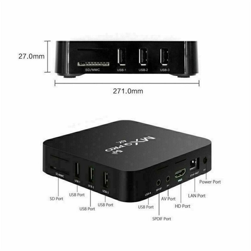 ТВ-приставка Smart TV Box MXQ Pro 4K 5G 4/64gb