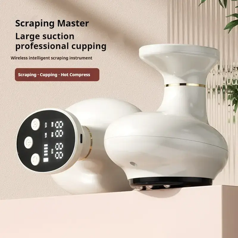 Антицеллюлитный вакуумный массажер Cupping Massage с инфракрасным нагревом, массажер от целлюлита AND1110 USB