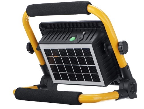Аккумуляторный прожектор на солнечной панели Work Light 50W + POWER BANK