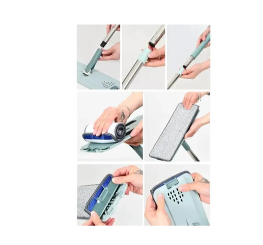 Комплект для прибирання швабра ледар з великим відром 10л з віджимом Scratch Cleaning Mop