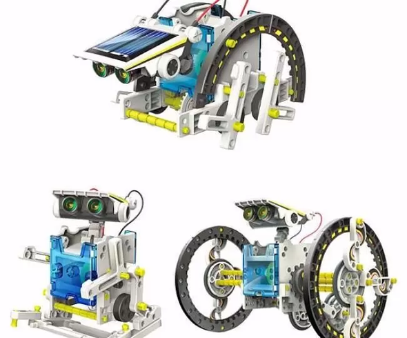 Электронный конструктор робот Solar Robot Original 13 в 1 на солнечных батареях