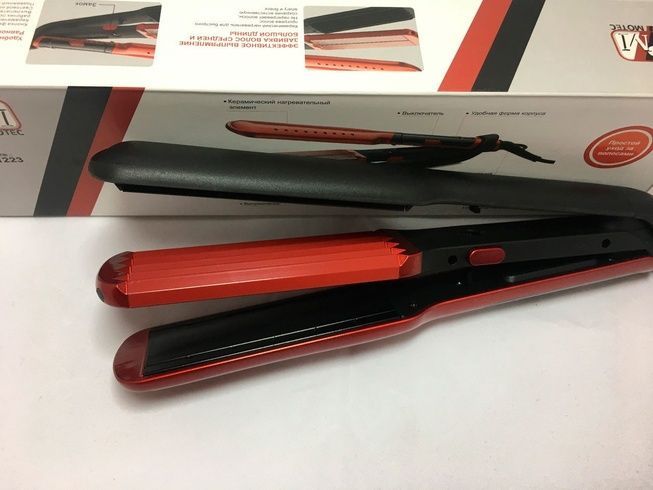 Стайлер 2 в 1 Promotec PM 1223 утюжок гофре для укладки