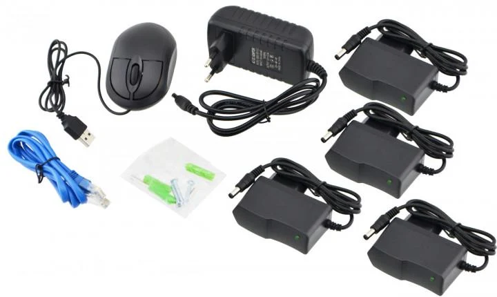 Комплект відеоспостереження DVR KIT-6678 Wi-Fi, 8 камер, 1080P, IP67, нічна зйомка / Набір камер 8 шт DVR KIT 6678+реєстратор