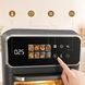 Черная Электрическая мультипечь Top Kitchen TK-00244 12л / Аэрогриль с сенсорным управлением 2400 Вт 10 программ