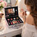 Набор для макияжа в кейс с зеркалом MISSYOUNG / Чемодан с косметикой MC1488 Makeup Set PINK