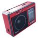 Радіоприймач портативний акумуляторний Golon RX-006 UAR FM радіо з USB виходом, Червоний