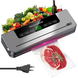 Вакуумний пакувальник для продуктів з LED-дисплеєм та різаком, FKJ-5100 / Побутовий вакууматор / Машинка для вакуумного пакування