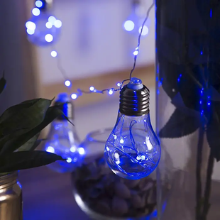 Гірлянда RD-9008 лампа Едісона 75 LED 3,2 м Мікс RGB Синій