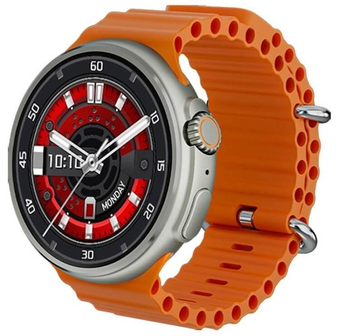 Смарт годинник круглий Smart Watch V3 ULTRA MAX-1.6дюймів-підтримка дзвінків, спортивні режими Помаранчевий