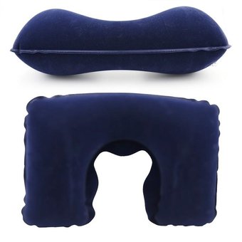 Travel Blue Подушка для путешествий надувная Neck Pillow, Темно-синий