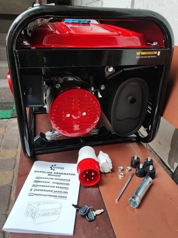 Генератор бензиновий ER-9500 Erdmann Tools (3 фази, 2,5 кВт)