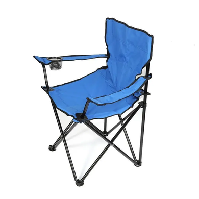 Складне крісло складане для пікніка та риболовлі "Павук" синій