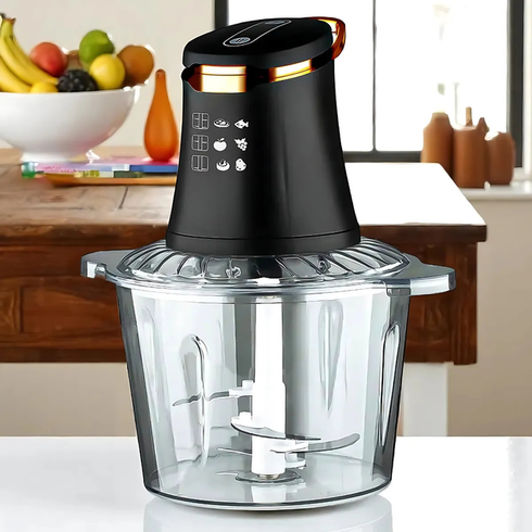 Измельчитель электрический / Кухонный блендер чоппер с чашей Domotec MS 7041 600Вт 3л 32х22х12 см