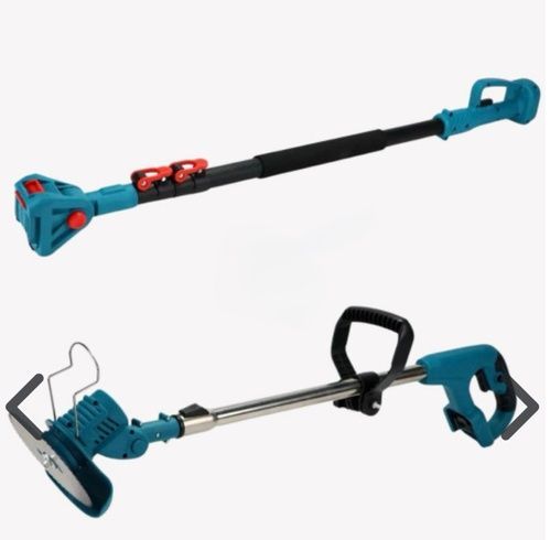 Акумуляторний універсальний садовий набір 6 в 1 / Секатор / Міні-пила / Тример / Повітродувка / Подовжувач / Кущоріз