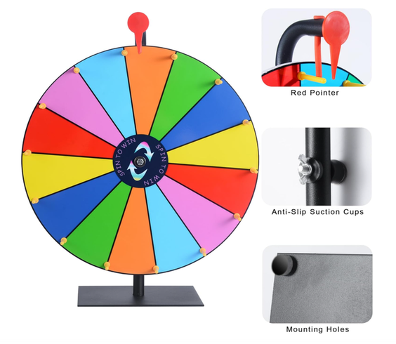 Игровое колесо Lottery Wheel диаметром 30 см