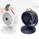 Аккумуляторный мини вентилятор VU-05/FS-25 с поворотом / Вентилятор Mini fan с LED-подсветкой и USB