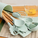 Набір кухонного приладдя силіконовий Kitchen Set RB-2239 бірюзовий (12 предметів)
