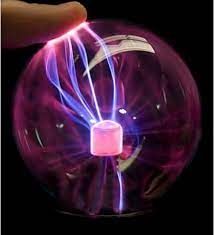 Універсальний світильник плазмовий шар блискавка Plasma ball, нічник для дітей. 14 см
