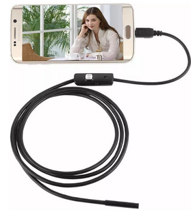 Камера Эндоскоп Android and PC Endoscope, гибкая USB-камера (100P) 5 м
