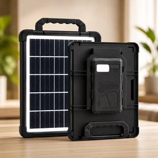 Портативная солнечная зарядная станция CoLamp CL-618PB-15W, 10800 mAh с LED-лампами / Автономный источник питания с солнечной панелью