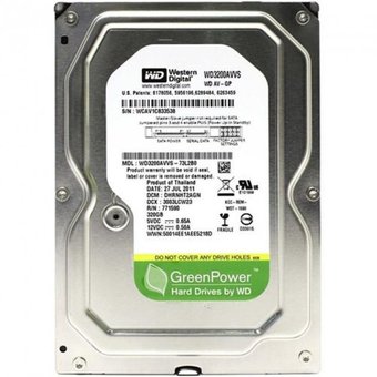 Жорсткий диск 320ГБ Western Digital AV greenPower 8МБ 3.5" SATA II