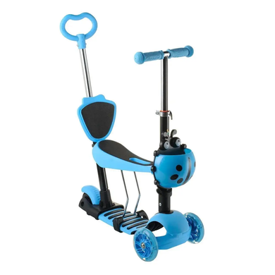 Детский самокат Best Scooter 5в1 Божья коровка оранжевый