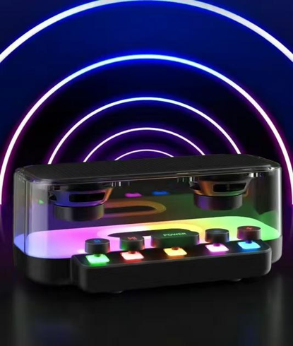 Портативная колонка Bluetooth с подсветкой RGB  Bluetooth 5.0, Type-C.
