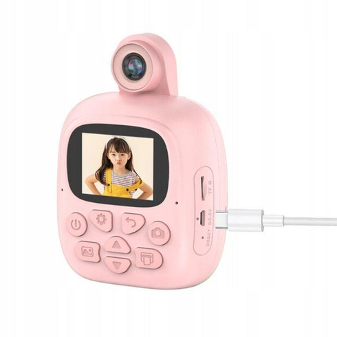 Детский фотоаппарат моментальной печати фотографий M4 Kids Print Camera Голубой