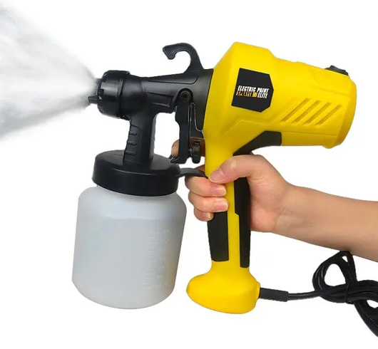 Електричний розпилювач для фарби Electric Paint Sprayer 400W ручний прилад пульверизатор, розпилювач 800 мл краскопульт 3 ступеня розпилення
