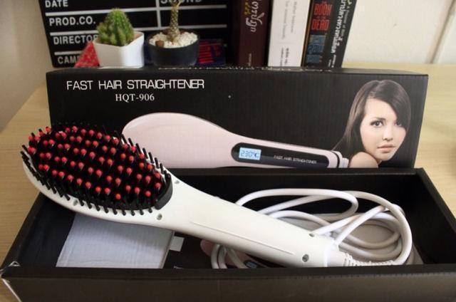 Електричний гребінець-випрямляч Fast Hair Straightener HQT-906
