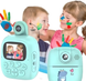 Детский фотоаппарат моментальной печати фотографий M4 Kids Print Camera Голубой