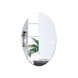 Зеркало Акриловое Декоративное Овальное (Самоклеющееся) 27см×42см×1мм, Прозрачный