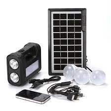Портативна сонячна автономна система Solar Light DT-9025С, Чёрно - белый