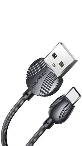 Кабель USB - USC TypeC AWEI / Кабель данных USB-А - USB Type-C AWEI CL 62 Type C 1m