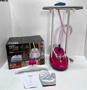 Відпарювач вертикальний для одягу зі стійкою Zepline ZP-129 3000W Червоний