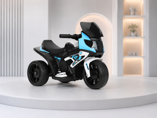Дитячий електро-трицикл K160 Блакитний / Дитячий електромотоцикл акумуляторний