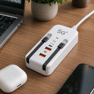 Быстрое зарядное устройство 66 Вт, 2 USB-порта и 2 PD- порта, Type-C / Компактная, многофункциональная, мощная зарядная станция