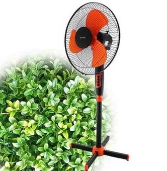 Підлоговий вентилятор для дому Domotec MS-1619 3 режими Orange