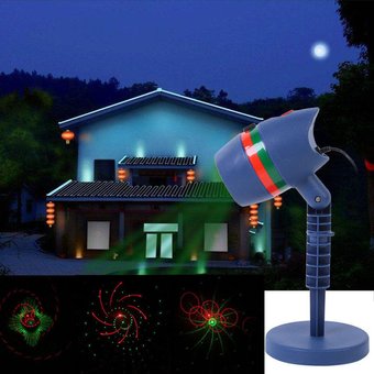 Вуличний новорічний лазерний проектор Star Shower Motion Laser Light