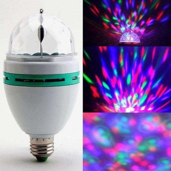 Світлодіодна диско-лампа з патроном LED MINI PARTY
