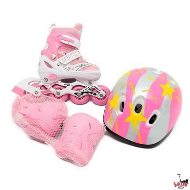 Злегка облізла сумка Набір ролики червоні Maraton Combo S (28-33)