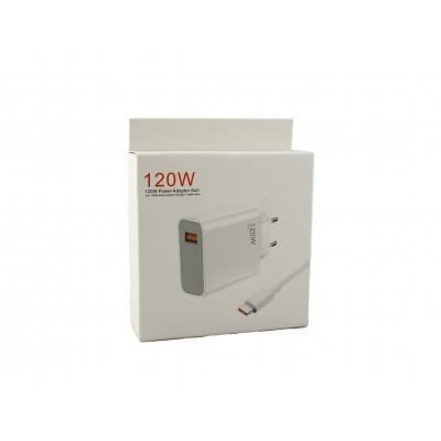 Зарядное устройство для USB Adapter 9172 с кабелем Type-C 120W