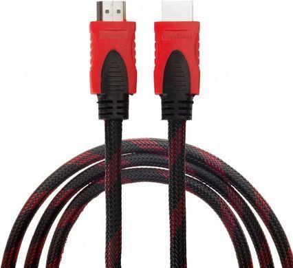 Кабель HDMI-HDMI Donli оплетка, фериты, усиленный 30 м (V1.4), Черный