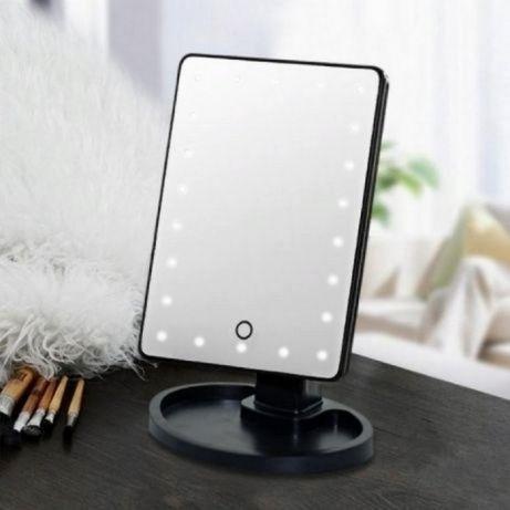 Зеркало с LED подсветкой для макияжа Magic MakeUp Mirror белое