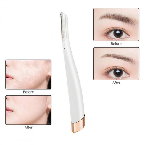 Триммер-эпилятор женский Flawless Dermaplane Glo, эпилятор для интимных зон