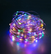 Xmas гірлянда 50 Led 5M(Copper) на мідному дроті (Крапля роси) M MULTI працює від батарей + USB Мультицвет