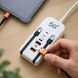Швидкий зарядний пристрій 66 Вт, 2 USB-порти та 2 PD-порти, Type-C / Компактна, багатофункціональна, потужна зарядна станція